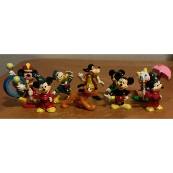 Disney Other - Small Lot Of 9 Disney‎ PVC Figures, Mickey Mouse, Donald Duck, Goofy, Tallest 3"